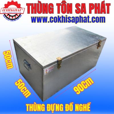 THÙNG TÔN ĐỰNG ĐỒ NGHỀ 90Cm x 50Cm x 50Cm