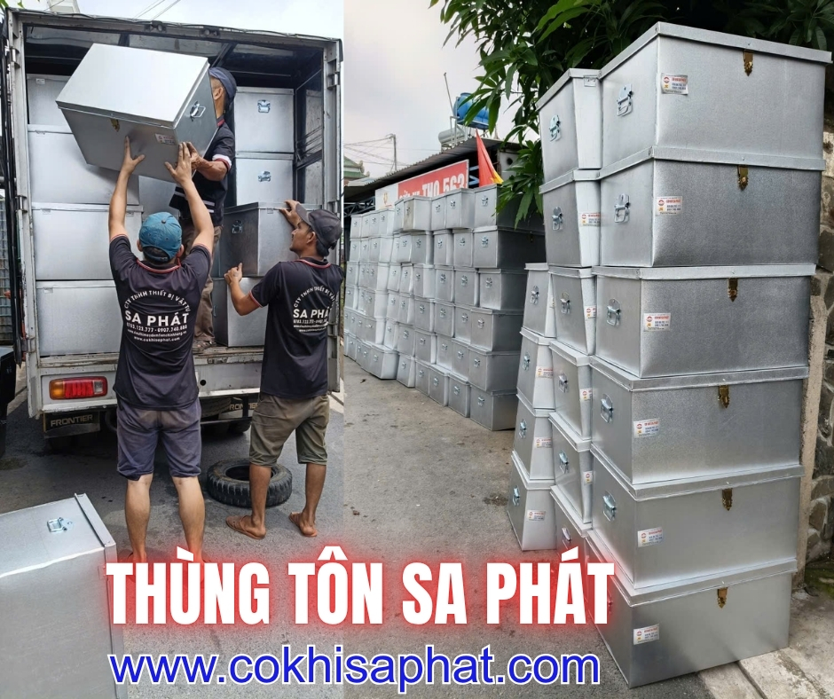 Cung cấp thùng tôn số lượng lớn tại biên hòa